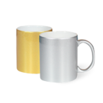 Taza dorada y plateada 11 oz. para sublimación
