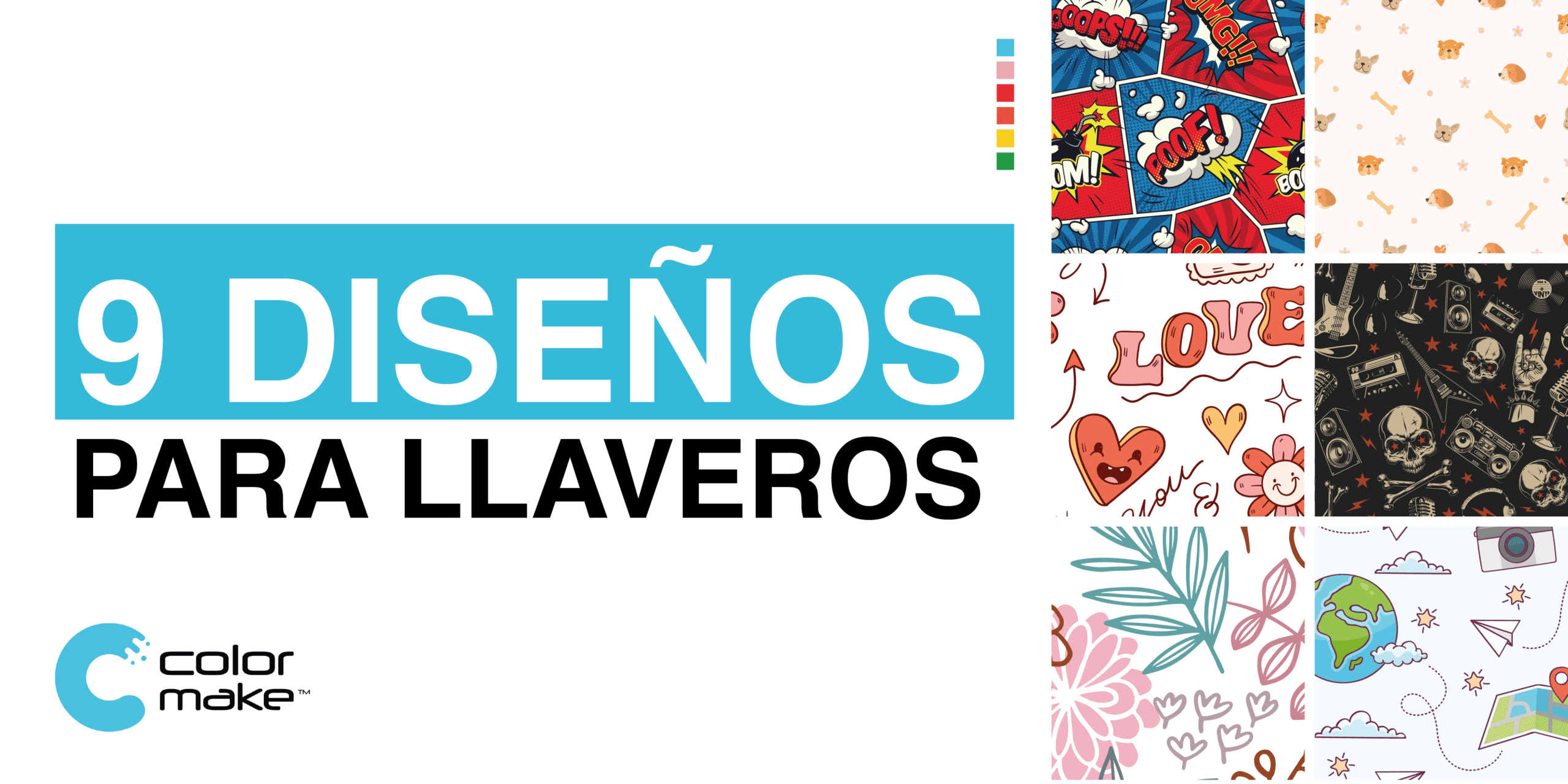 Diseños para llaveros Color Make