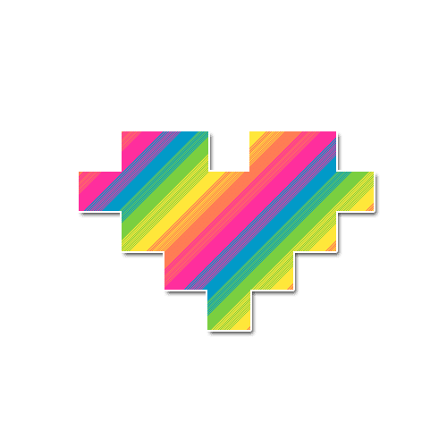 Corazón pixelado