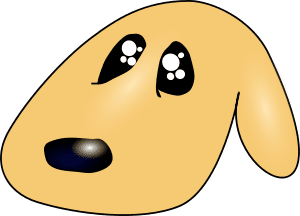 Perrito triste