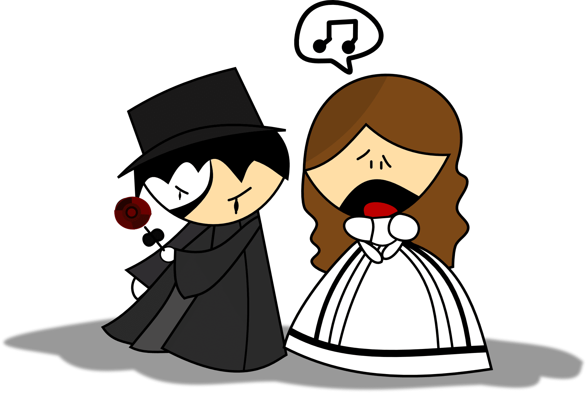 Caricatura boda