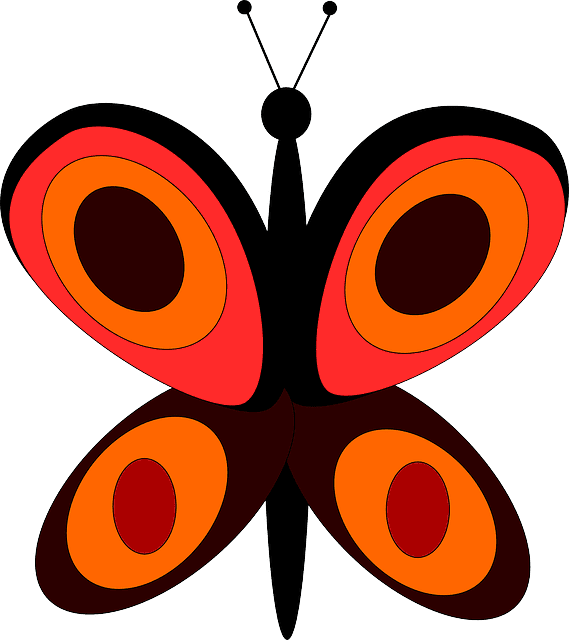 Mariposa naranja
