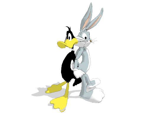 Bugs Bunny and Daffy Duck