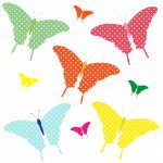 Plantilla de Mariposas