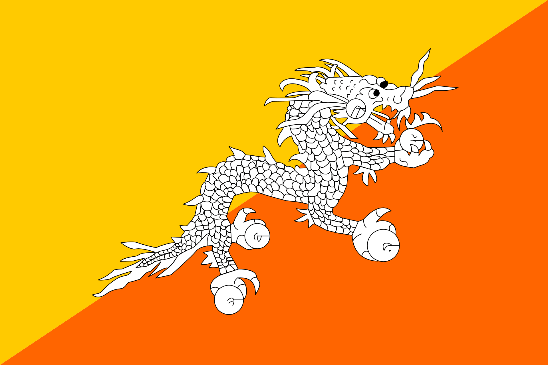Bandera Dragón