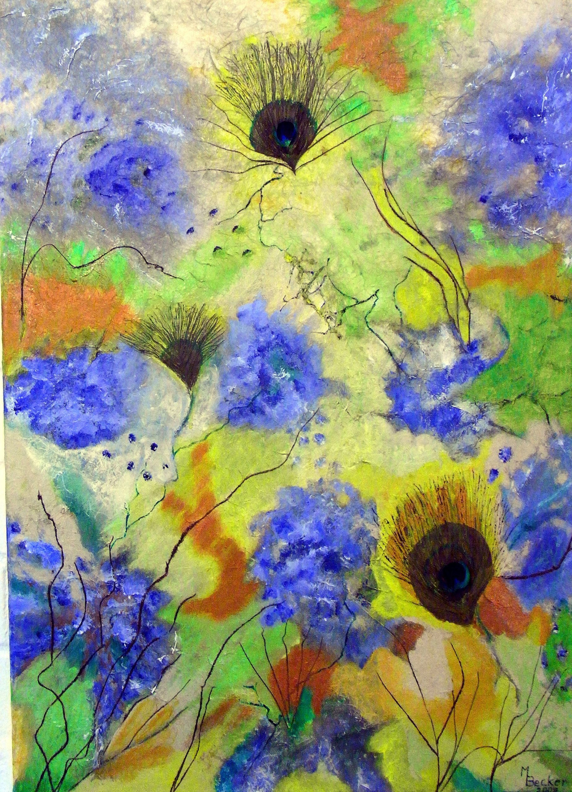 Plantilla Pintura de Flores