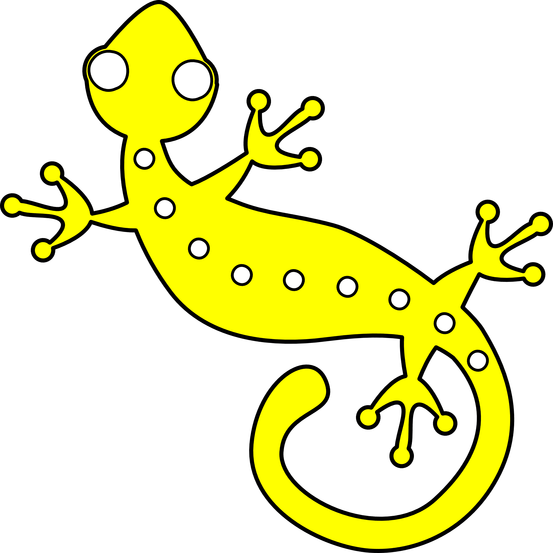 Plantilla Lagartija