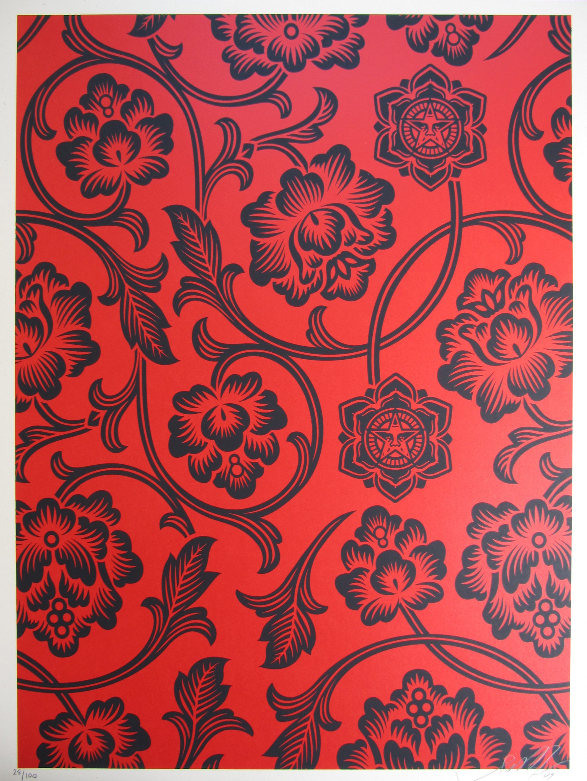 Diseño Flores Rojas