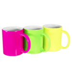 Tazas color neón 11 oz. para sublimación