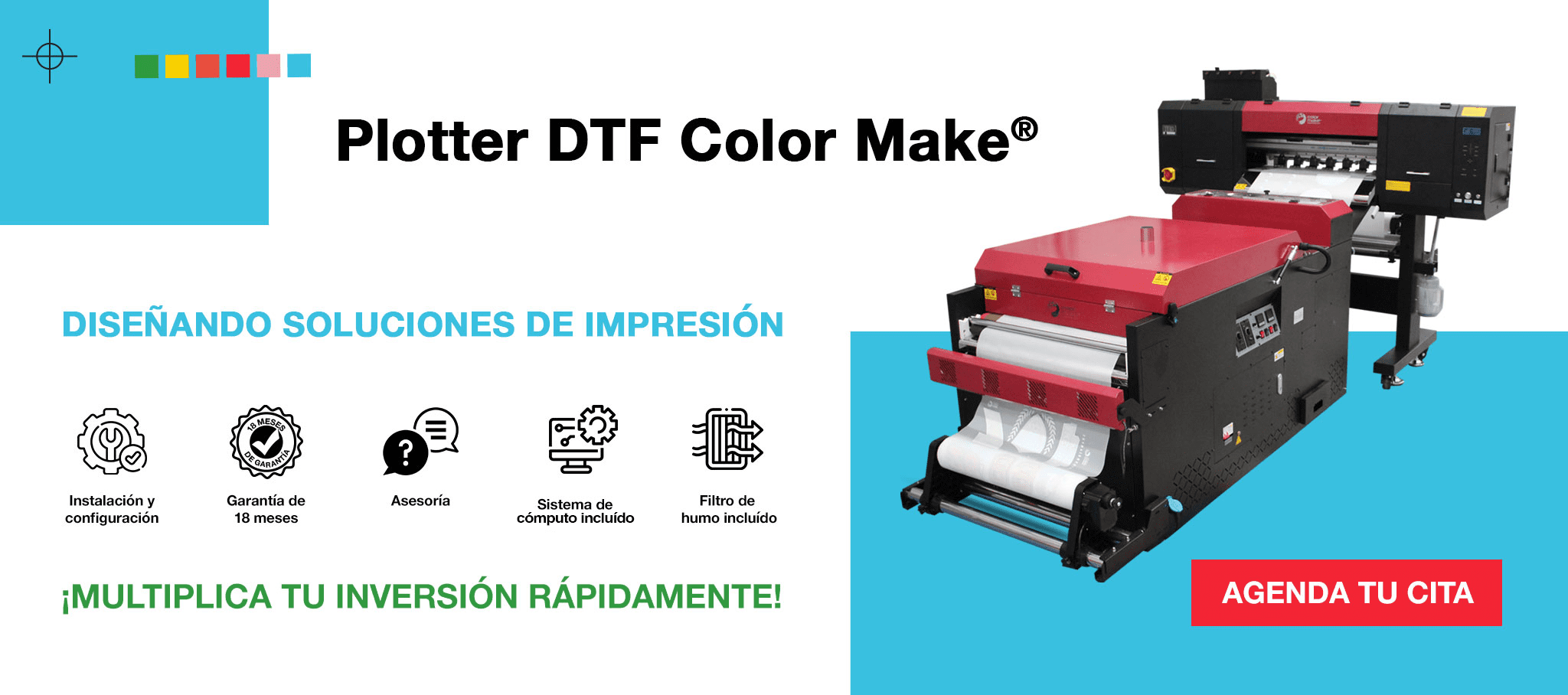 Impresora Plotter DTF 60, Grafeno Colombia