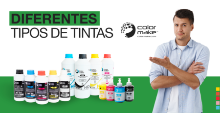 Diferentes tipos de tintas Color Make