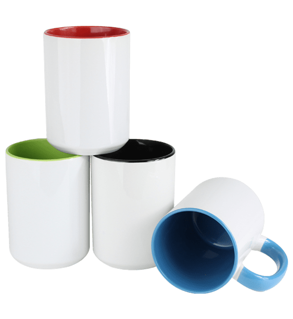 Conde Tazas de sublimación de alta calidad, taza de cerámica en blanco a  granel, tazas de sublimación de 15 onzas (caja de 24)