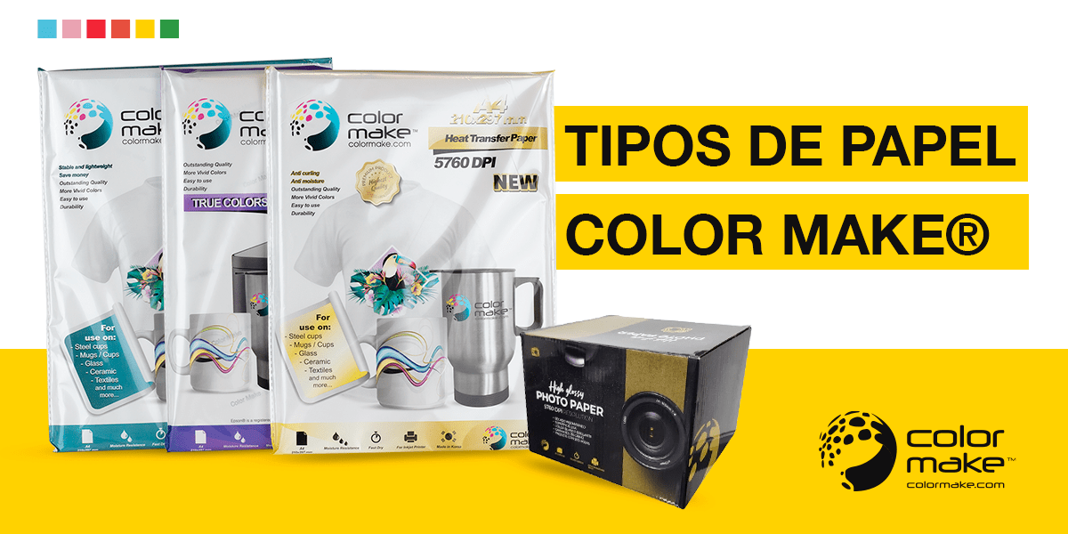 Tipos de Papel Color Make